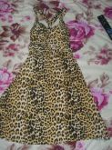 Vestido Onça NOVO!!!